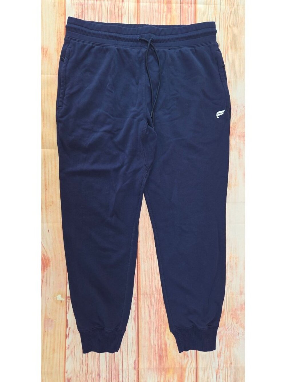 Fabletics Mens Navy Jogger Sweatpants XL With Drawstring & Pocket